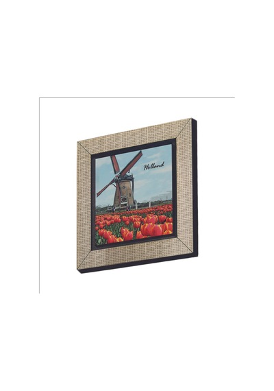 Hollanda Görseli Baskılı Mdf Magnet 7x7 190