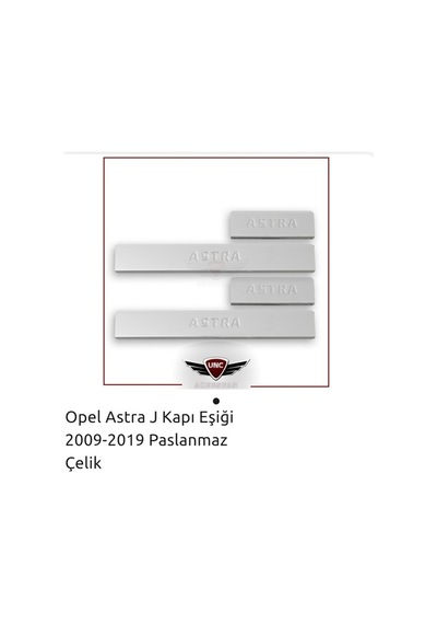 Opel Astra J 2009-2019 Uyumlu Kapı Eşik Koruyucu Onkar Otk-24347