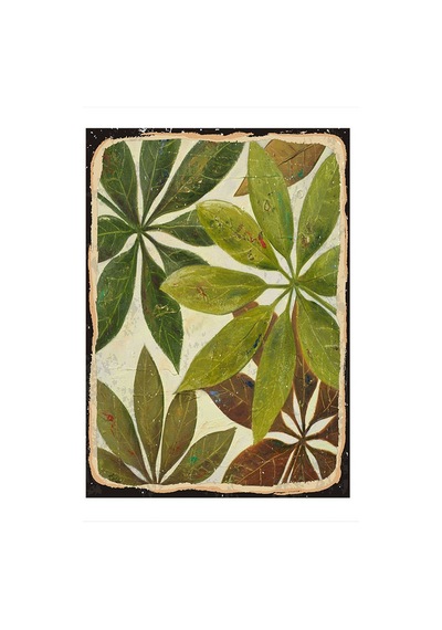 Bedeko Yapraklar Art Mdf Tablo 35 Cm X 50 Cm