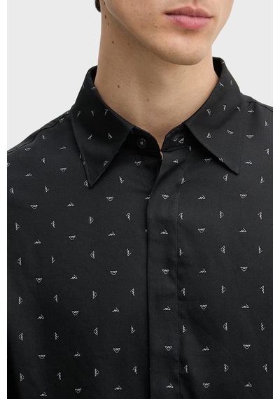 Emporio Armani Erkek Gömlek Em004178 Af14214 Fb471 Siyah SİYAH