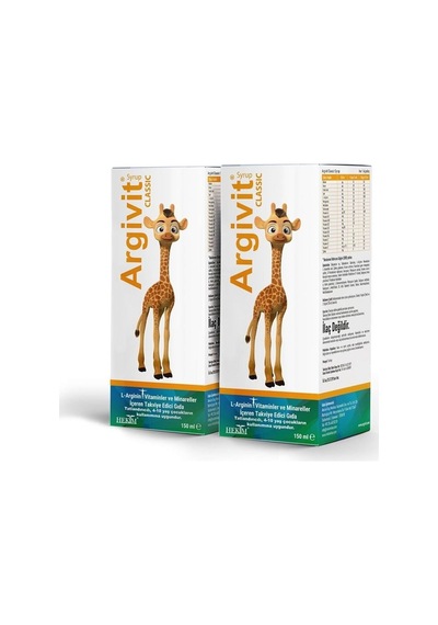 Argivit Classic Multivitamin 150 Ml Şurup 2 Adet