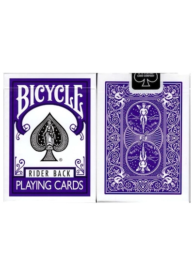 Bicycle Standart Index Mor Rider Back Oyun Kağıdı Kartları