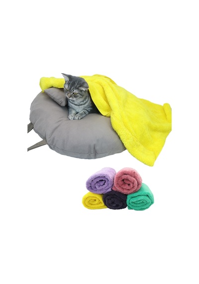 Sdy Pet Peluş Kedi Köpek Yatağı Battaniyesi 90 x 60 CM