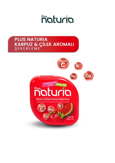 Karpuz Ve Çilek Aromalı Şekersiz Şekerleme