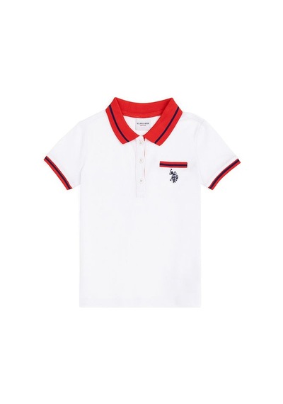 U.S. Polo Assn. Kız Çocuk Polo Yaka Tişört 50288680-vr013 Çok Renkli