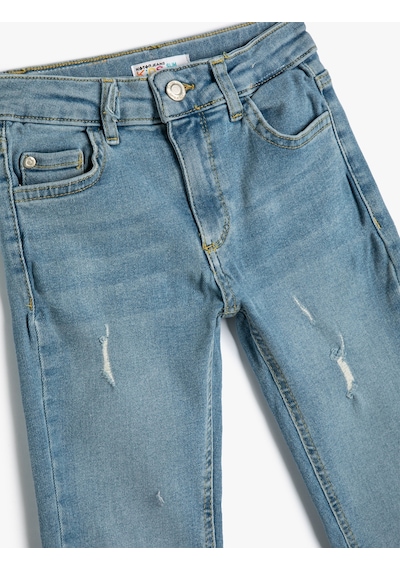 Koton Kot Pantolon Pamuklu Cepli - Slim Jean Lıght Indıgo 4skb40001td 4SKB40001TDLIN Açık Mavi Koton Kot Pantolon Pamuklu Cepli - Slim Jean Lıght Indıgo 4skb40001td 4SKB40001TDLIN Açık Mavi