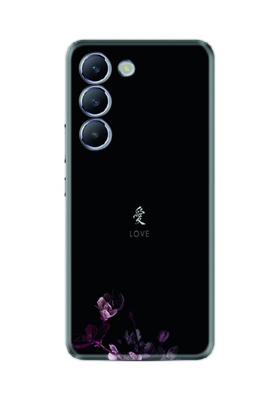 Realme 12 Lite Kılıf Silikon Desen Özel Seri Love 1629
