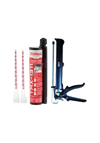 Tomax TMX-1311 Epoksi Kimyasal Dübel 345 ML + Sert Plastik Tabancası