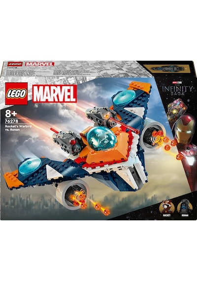 LEGO® Marvel Rocket’in Warbird Aracı Ronan’a Karşı 76278 8+ Yaratıcı Oyuncak Yapım Seti - 290 Parça