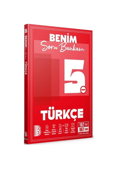 5. Sınıf Türkçe Soru Bankam Benim Hocam Yayınları