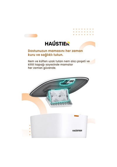 Qq025-dual Kameralı Akıllı Otomatik Kedi Mama Kabı, 480p, Gece Görüşlü, 2.4ghz, 4lt, Çift Metal Kase