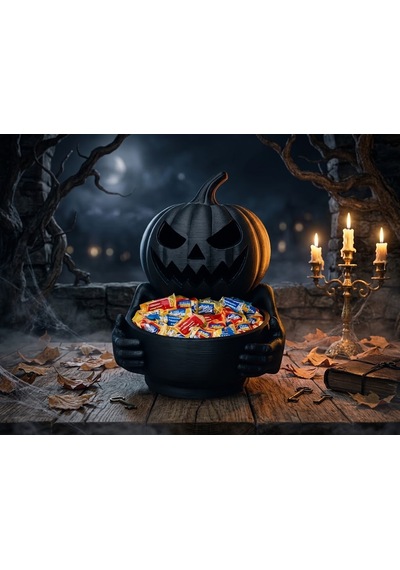 Halloween Temalı Dekoratif Kase