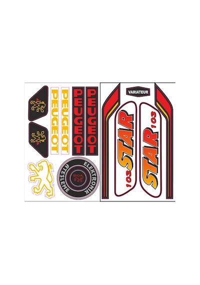 Sevenkardeşler Mobylette 004 Sticker