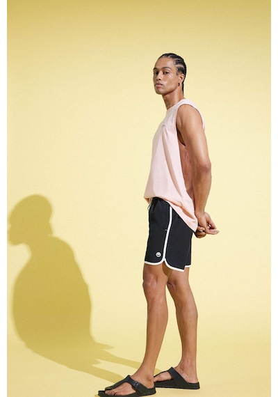 Defacto Defactofit Regular Fit Esnek Dokulu Kısa Boy Deniz Şortu D9631ax25hsbk81 Siyah Defacto Defactofit Regular Fit Esnek Dokulu Kısa Boy Deniz Şortu D9631ax25hsbk81 Siyah