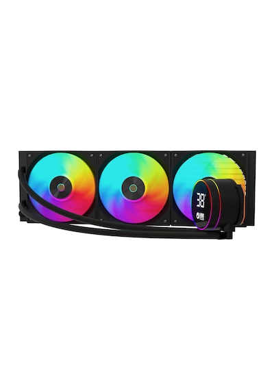 Hawk Gaming Hl360 Frostbite 360mm Led Argb Am5 Ve Lga1700 Uyumlu Siyah Sıvı Soğutucu