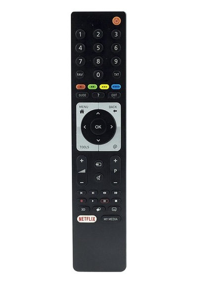 Grundig İle Uyumlu Immensa 49vlx9600 3d Smart Led Tv Kumandası Siyah