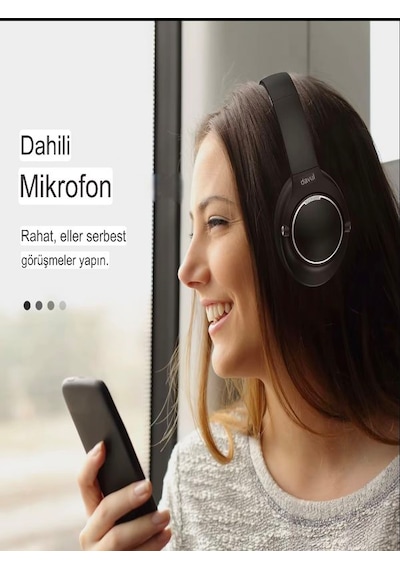 Obingo BT80 Wireless Bluetooth 5.0 Kulak Üstü Kulaklık