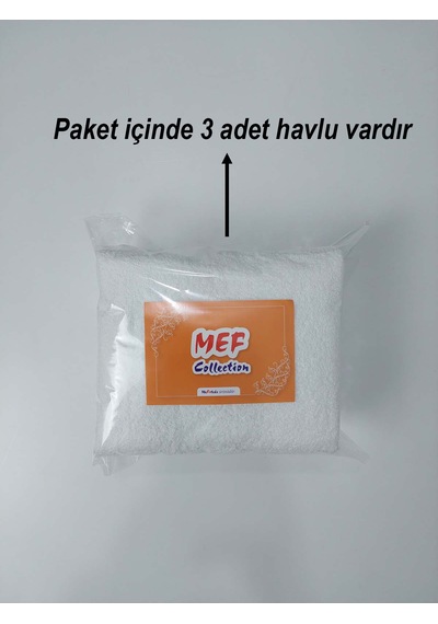Beyaz Kuaför Havlusu 3'lü Set 50x90 | Berber ve Sporcu Baş Havlusu | Hızlı Kurur