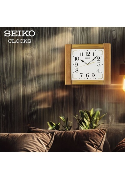 Seiko Qxa827b Duvar Saati Açık Kahverengi