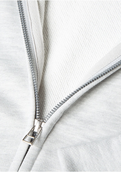 Mavi - Dik Yaka Fermuarlı Gri Sweatshirt 0s10377-82498