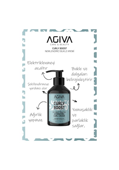 Curly Boost Durulanmayan Nemlendirici Bukle Kremi - 250ml