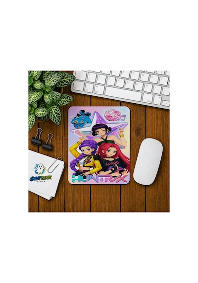 K-pop Demon Hunters Baskılı Oyuncu Mousepad 0107