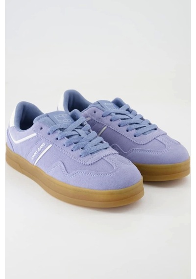 Tommy Hilfiger Kadın Mavi Greenwich Süet Sneaker Mavi