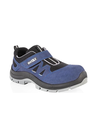 Swolx Suet Deri-s1 Unisex İş Güvenliği Ayakkabısı Trıgon-x-30 Mavi Trıgon-x-30 Mavi