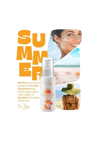 Güneş Kremi Leke Karşıtı, Spf50+ Faktörlü 100 Ml Güneş Kremi