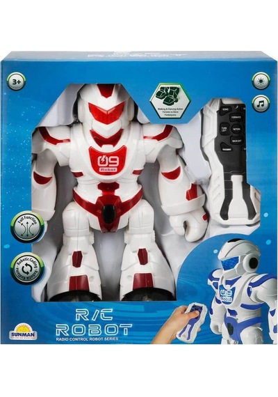 Uzaktan Kumandalı Robot Müzikli Ve Işıklı Programlanabilir Robot