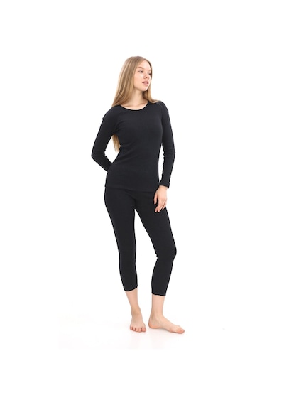 Sauna Suit Unisex Kışlık Termal Içlik, Sıcak Tutan Pamuklu Yakmayan, Termal Takım, Termal Antrasit Fanila Iclik Antrasit