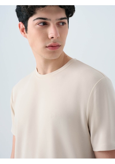 Loft Regular Fit Taş Erkek T-shirt Lf2038850 Taş
