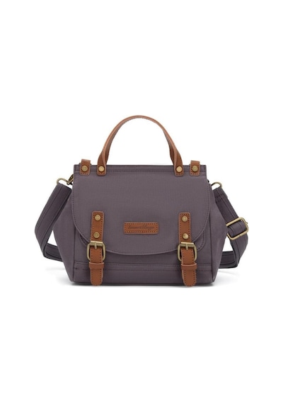 Smart Bags Kanvas Kadın El Çantası Smk Kn-1327 Koyu Kahverengi