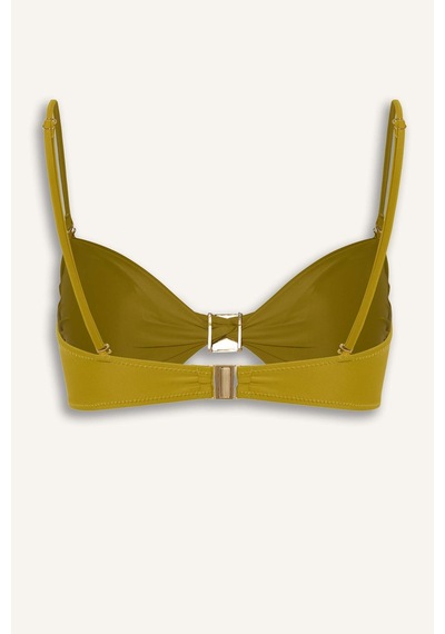 Defacto Lilyrose X Defacto Regular Fıt Bikini Üstü H8858ax26hskh229 Haki-kh229