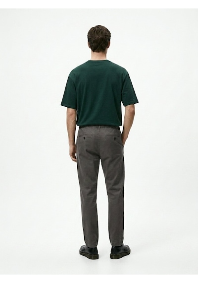 LTB Chino Beli Lastikli Gri Pantolon