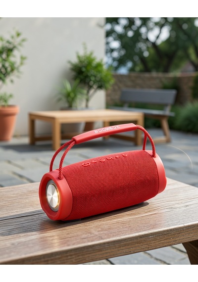 Bluetooth 5.1 Su Geçirmez Taşınabilir Hoparlör 10w Uczzzbombox3prokırmızı-6
