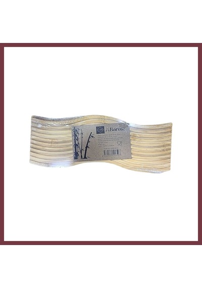 Storeşahin Bambu Dalgalı Çizgili Sunumluk Shn0720
