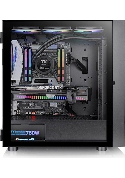 Thermaltake H570 TG 750W 80+ Argb 3x120mm Fan Mesh Ön Panel Tempered Glass Pencereli Oyuncu Kasası