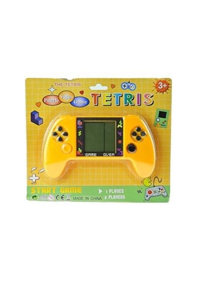 Taşınabilir Tetris Oyun Konsolu Renkli Retro Oyun Aleti Çocuklar İçin Eğlenceli Mini Konsol Çok Renkli