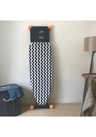 Ütü Masası Kılıfı İpli Stoperli Keçeli Örtüsü Bezi 55x140 Zebra