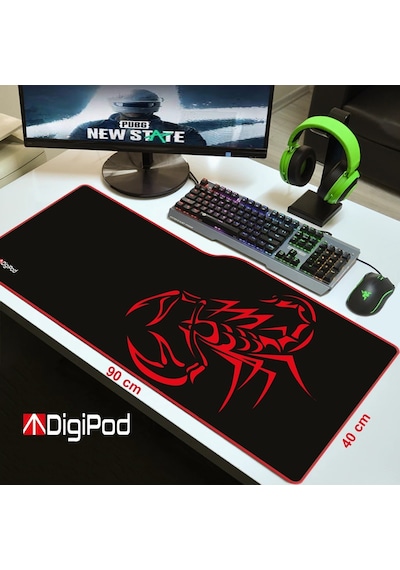 Digipod Gaming Mousepad Oyuncu Mousepad 90X40 Xxl Oyuncu Mouse Pad