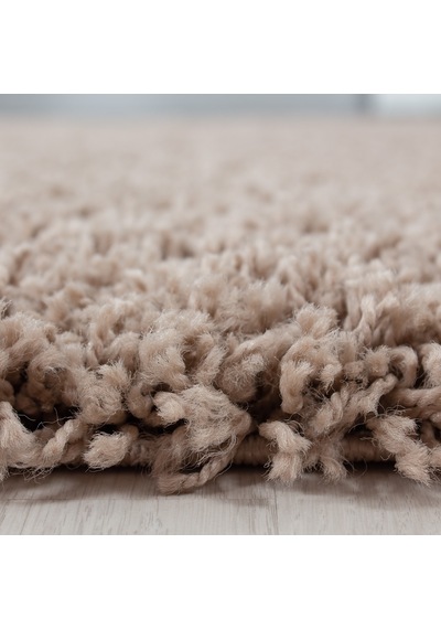 Soft Shaggy Halı Yüksek Tüylü Düz Bej Rengi Çocuk Odası Oturma Odası Salon Mutfak Halısı