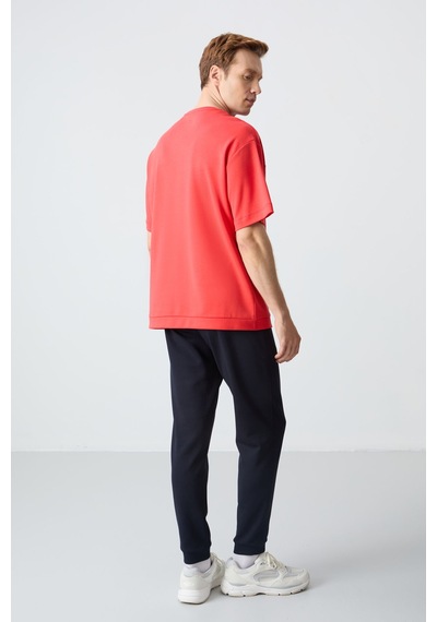 Tommy Life Fiesta Lacivert Pamuklu Kalın Yumuşak Dokulu Oversize Fit Basic Erkek Eşofman Takım - 85261 Kırmızı - Lacivert Tommy Life Fiesta Lacivert Pamuklu Kalın Yumuşak Dokulu Oversize Fit Basic Erkek Eşofman Takım - 85261 Kırmızı - Lacivert