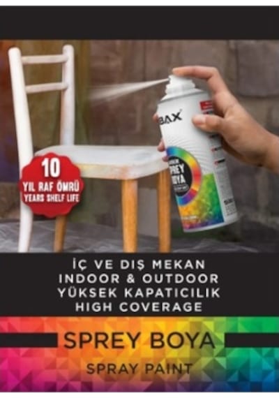 Sibax Sprey Boya Trafik Kırmızı 400ml