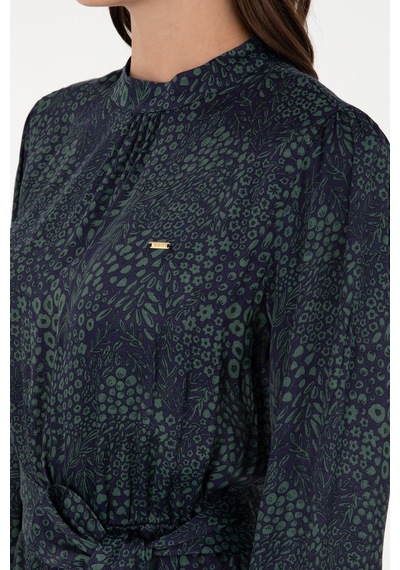 U.s. Polo Assn. Kadın Lacivert Elbise Dokuma 50289856-vr033 Lacivert