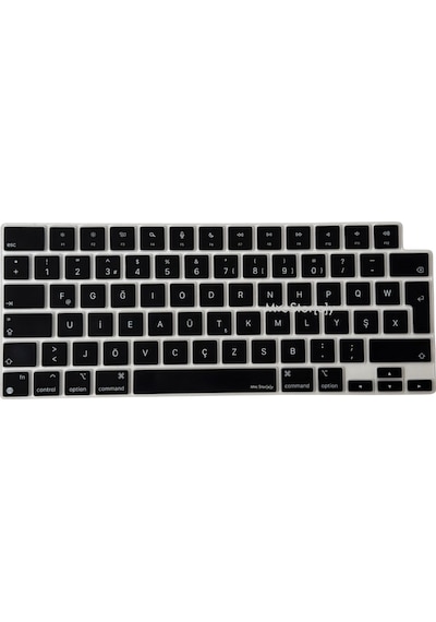 F Klavye Apple Uyumlu MacBook Air-pro M1-m2-m3-m4 Yeni Düzen Touchbarsız A2681 A3113 A2941 A3114 A2442 A2779 A2992 A2918 A2485 A2780 A2991 İle Siyah