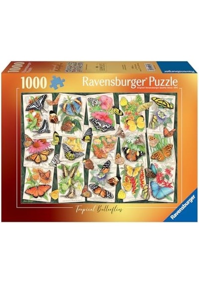 , 1000p Puzzle Kelebekler, Yetişkin Puzzle