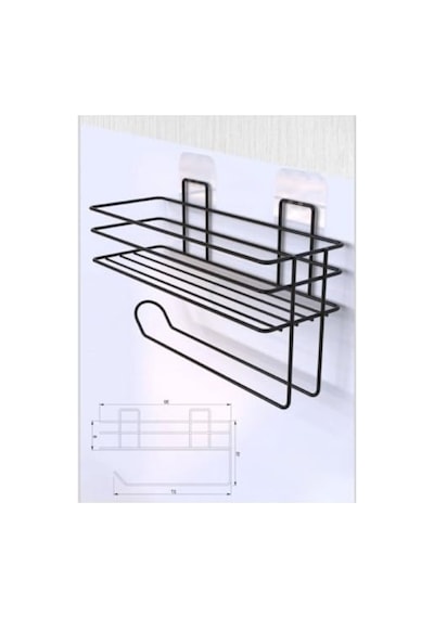 Yapışkanlı Metal Organizer Raf - Banyo Ve Mutfak İçin 7009