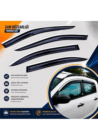 Lada Vega Hb Mügen Cam Rüzgarlığı Abs Nikelajlı Cam Rüzgarlığı Tüm Kasalara Uyumlu 4 Lü Takım