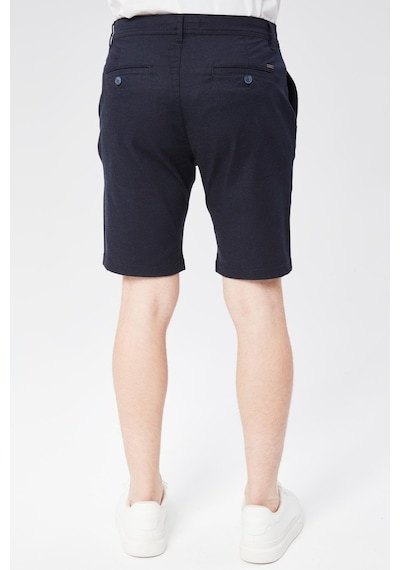 Braccas Erkek Modal Karşımlı Chino Slim Fit Şort Lacivert Lacivert